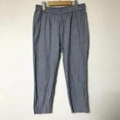 ナノユニバース ストライプイージーパンツ