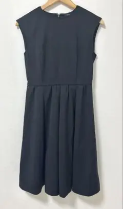 【美品✨】ブリスポイント　ブラック ノースリーブ ひざ丈ワンピース　フォーマル