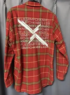 BUMP OF CHICKEN BFLY RED シャツ　赤