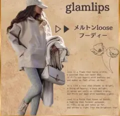 Glam Lips グレー ファーノースリーブコート - メルカリ