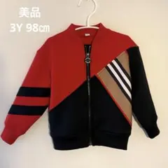 【美品】Burberry バーバリー　キッズ　ブルゾン　ジャージ　100㎝のサムネイル