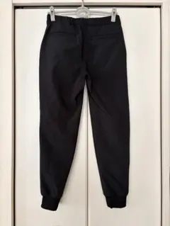 GU 裏起毛 ジョガーパンツ ブラック S