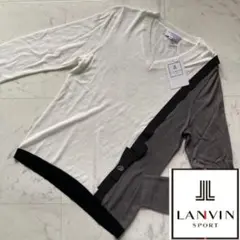 定価38500円【新品】レディース38ランバンスポール リボン付きニット