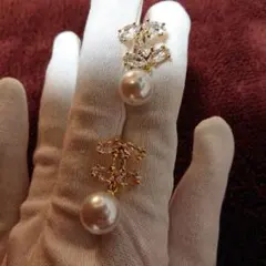 CHANELノベルティー エレガントなパールピアス