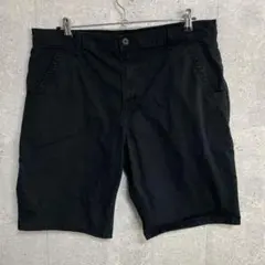 ディッキーズ　ブラックハーフパンツ　チノパン　ショーツ　古着　W36