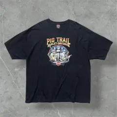 00s Harley-Davidson PIG TRAIL 両面プリントT 3X