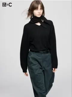 UNIQLO C カシミヤリラックスVネックセーター Mサイズ