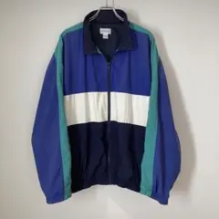90s IZOD ナイロンジャケット ビッグロゴ アイゾッド グッドレギュラー