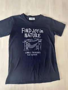 LOGOS ネイビーTシャツ Mサイズ