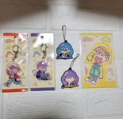 おそ松さん アクリルキーホルダー ステッカー ラバスト 5点セット