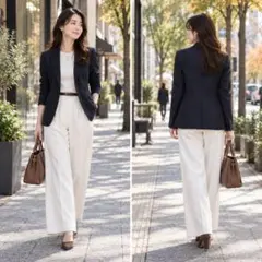 極美品 RALPH LAUREN 秋冬 ウール&リネン混 総裏地 ジャケット 紺