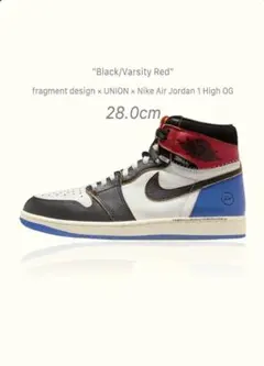fragment design × UNION × Nike AJ1 High