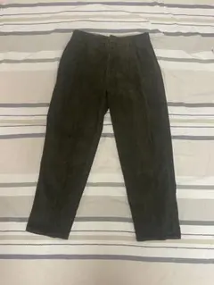コーデュロイ スリムフィットパンツ ダークグリーン