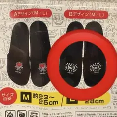 【新品未使用】キースヘリング シャワーサンダル Mサイズ ※発送時箱なしのサムネイル