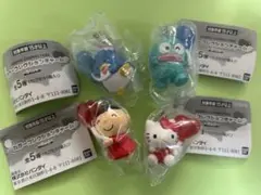 新品 未開封 サンリオ　カラーコレクションチャーム　ブルー レッド 4体セット