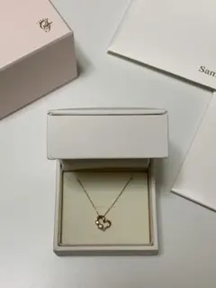 【数回のみ着用】Samantha Tiara ハート型ネックレス 10K