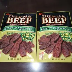 なとり 厚切ビーフジャーキー お徳用ＢＩＧパック ８０ｇ ２袋