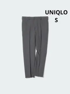 UNIQLO ユニクロ 美品　スマートアンクルパンツ グレー　S　スラックス
