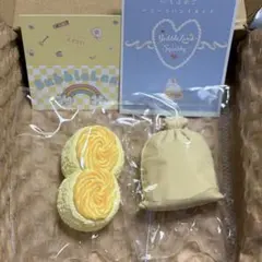 H*O様 BubbleLand 丸クッキー2連　麻袋