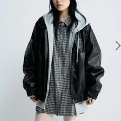 JEANASIS ヴィンテージレザーブルゾン