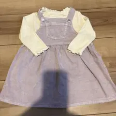 ジャンバースカート サロペット 長袖 セット H&M 80cm