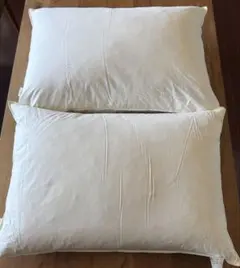 無印良品 MUJI 羽毛枕 羽根枕 50×70 2個セットのサムネイル