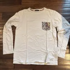 Paul Smith M レオパード柄ポケット長袖カットソー