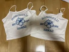 HONOLULU HAWAII キャミソール 2枚セット キッズ