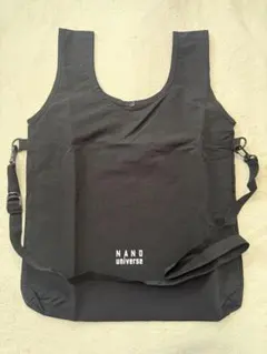 【R♡7639様専用】NANO univers ブラックトートバッグ エコバッグ