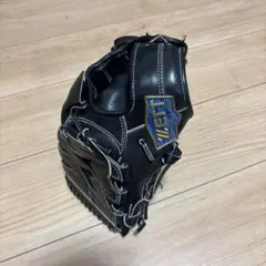 ZETT 硬式グローブ ブラック 左投げ用