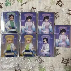 鬼滅の刃 箔押しクリアカード 竈門炭治郎 栗花落カナヲ 我妻善逸 胡蝶しのぶ