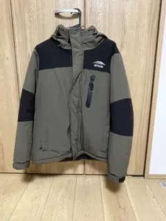 OUTDOOR フード付きジャケット カーキ/ブラック