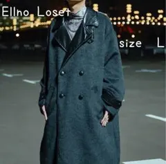 完売Ellno Losetf ダブルシャギーキリカエジャケットコート　サイズ L