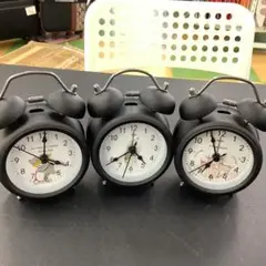 動物デザイン ブラック置時計 15個セット3243