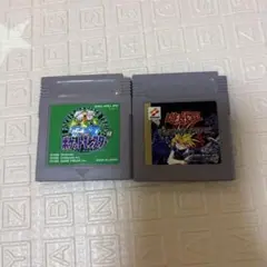 ゲームボーイソフト ポケットモンスター緑&遊戯王 2本セット