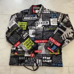 特別価格！BROWNY VINTAGE ニュースペーパー柄ジャケッサイズM