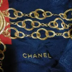 CHANEL 青 モダール ストール 中古 名古屋高島屋 - メルカリ