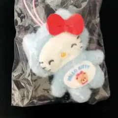 サンリオキャラクターズシークレットマスコット　キティ　全身フード水色