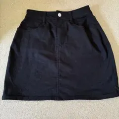 WEGO黒デニムミニスカート
