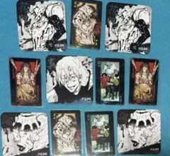 真人　漏瑚　花御　アートコースター　トランプ　呪術廻戦　呪霊　特級呪霊　呪術