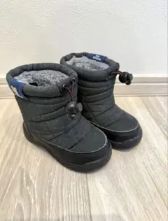 ホットビスケッツ 14cm 子供用 グレー スノーブーツ ブーツ