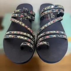 FitFlop NOVY SLIDE サンダル ネイビー スタッズ - メルカリ