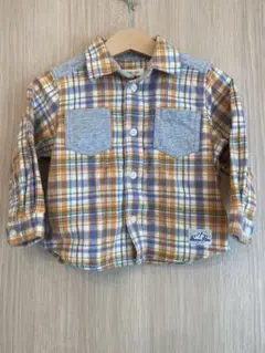 beams mini チェック柄 シャツ 90センチ