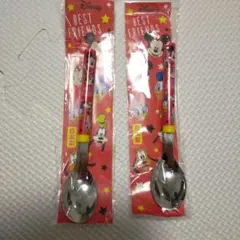 Disney キャラクター スプーン 2本セット