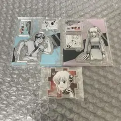 銀魂展 アクリルフィギュア アクスタ アクリルパズル 新八 神楽 万事屋セット