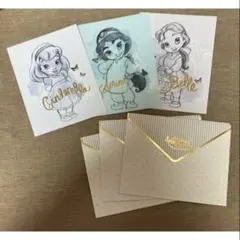ディズニー　アニメーターズ　コレクション　メッセージカード　シンデレラ　ベル　B