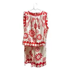 レディース　夏服　セット　XL 大きめサイズ　セットアップ　薄手