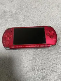 SONY PSP-3000 赤色 本体 箱　取扱説明書付き