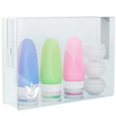 トラベルボトル ６点セット シリコン製詰め替えボトル 携帯便利 旅行用 出張用