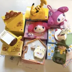 ハッピーセット　マイメロ　クロミ　ポケモン　ポムポムプリン　すみっコぐらし等